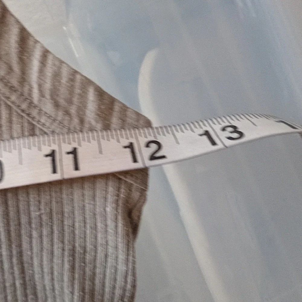 Standard James Perse Ribbed Bodycon Tank Dress Gray 1 Small Minimalist Lounge - Picture 8 of 11